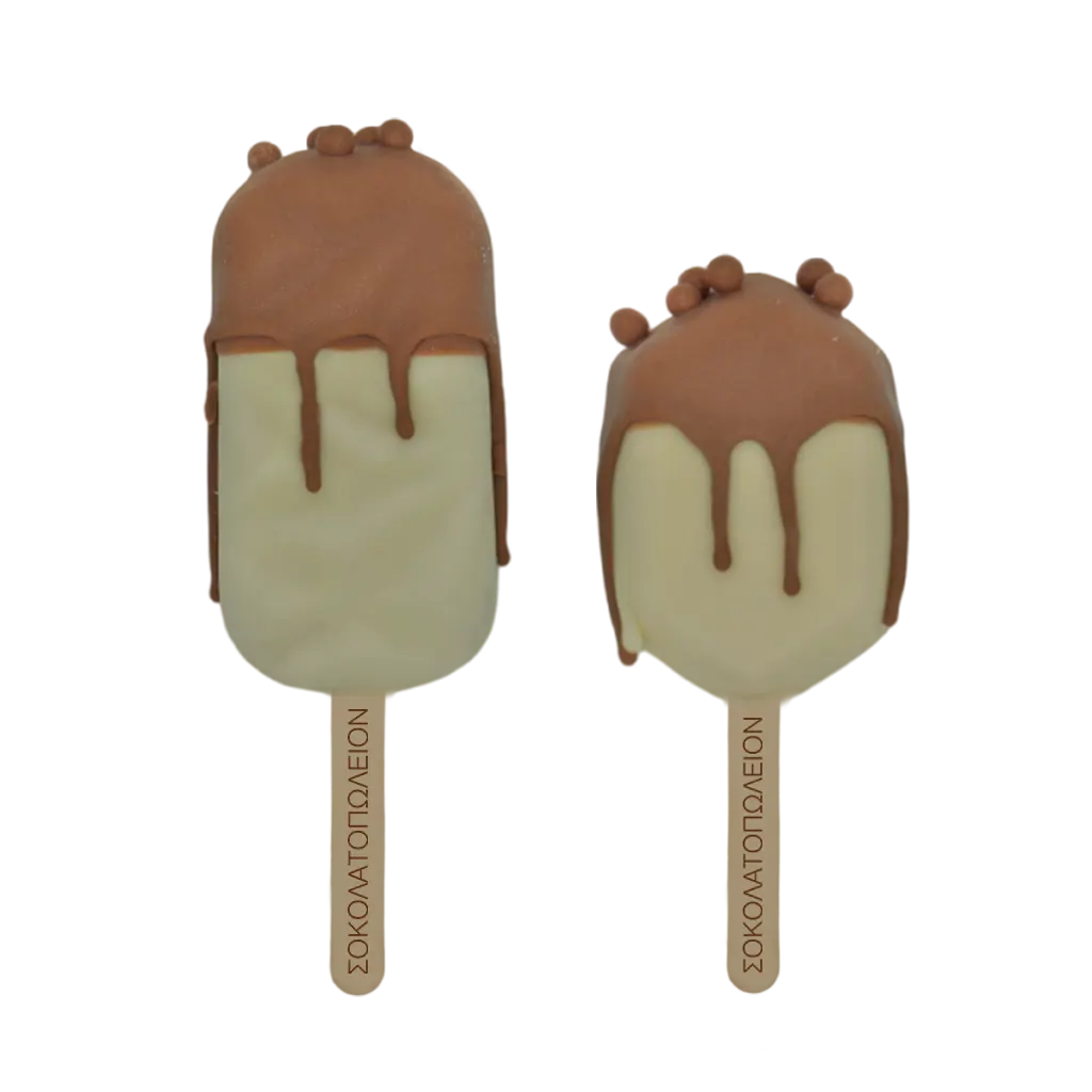 Σοκολάτα με γεύση μπισκότο του ΣΟΚΟΛΑΤΟΠΩΛΕΙΟΝ σε σχήματα πλάκας και διαμαντιού
